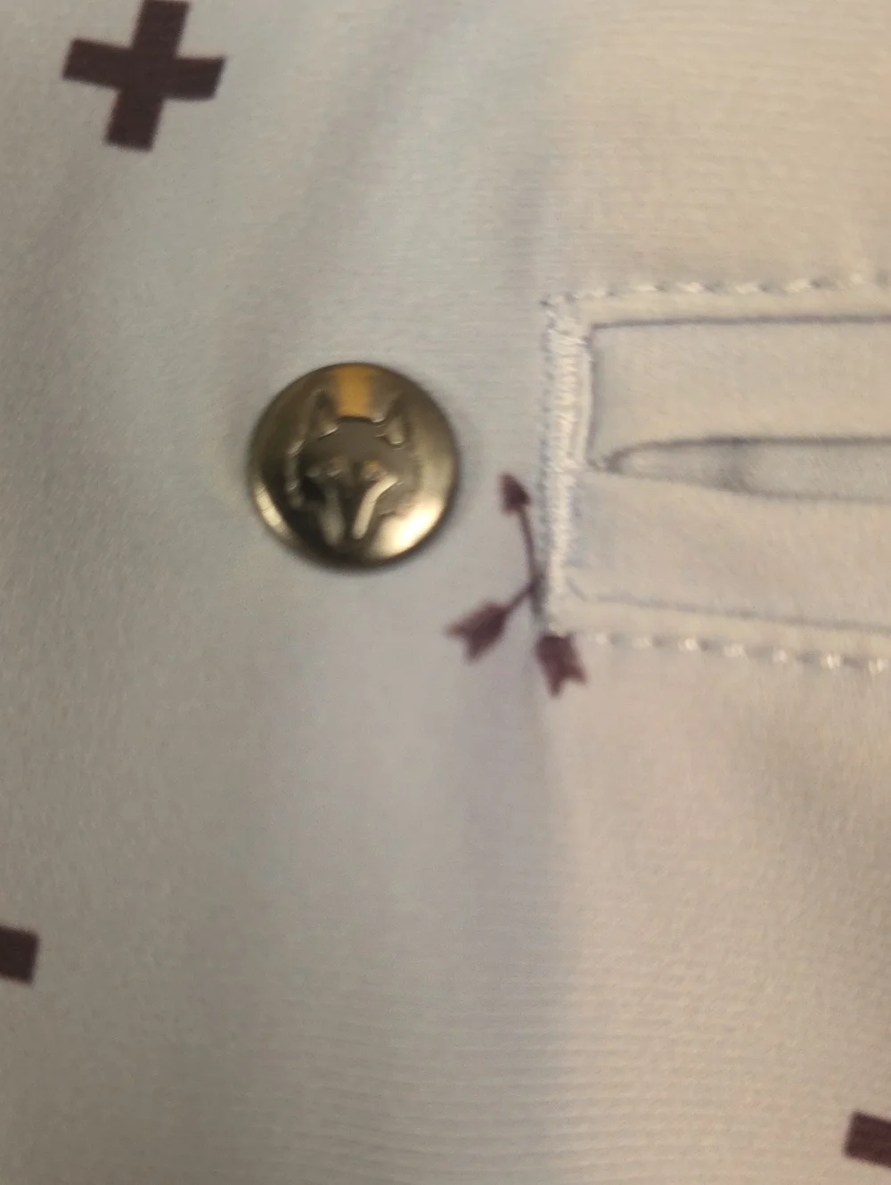 Grayson 34W Light Gray Patterned Golf Shorts Like New Condition